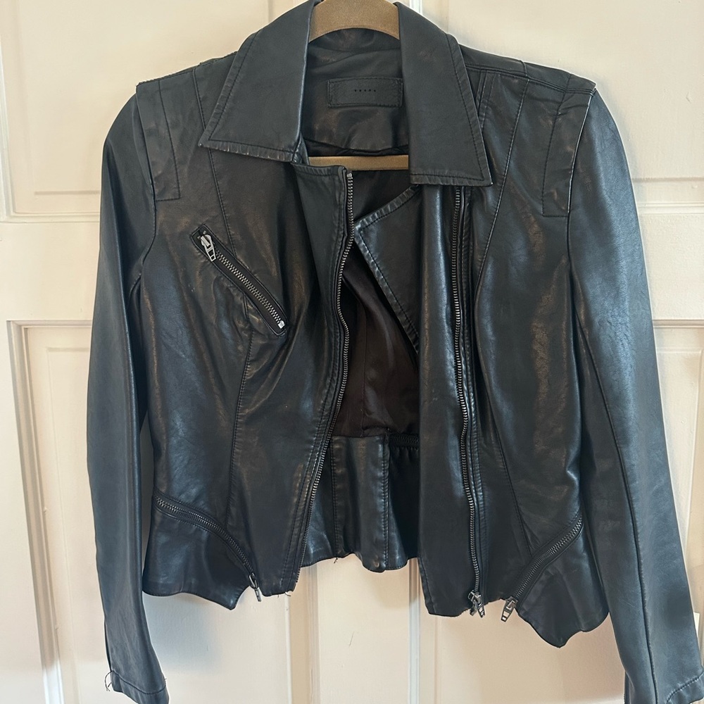 Blank NYC faux leather jacket